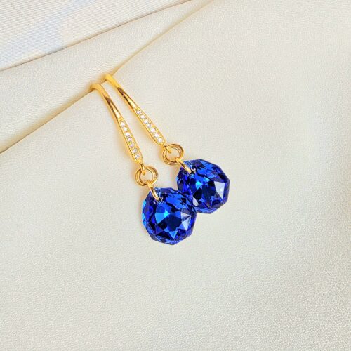 Boucles d'oreilles "BLEUETTE" <br>