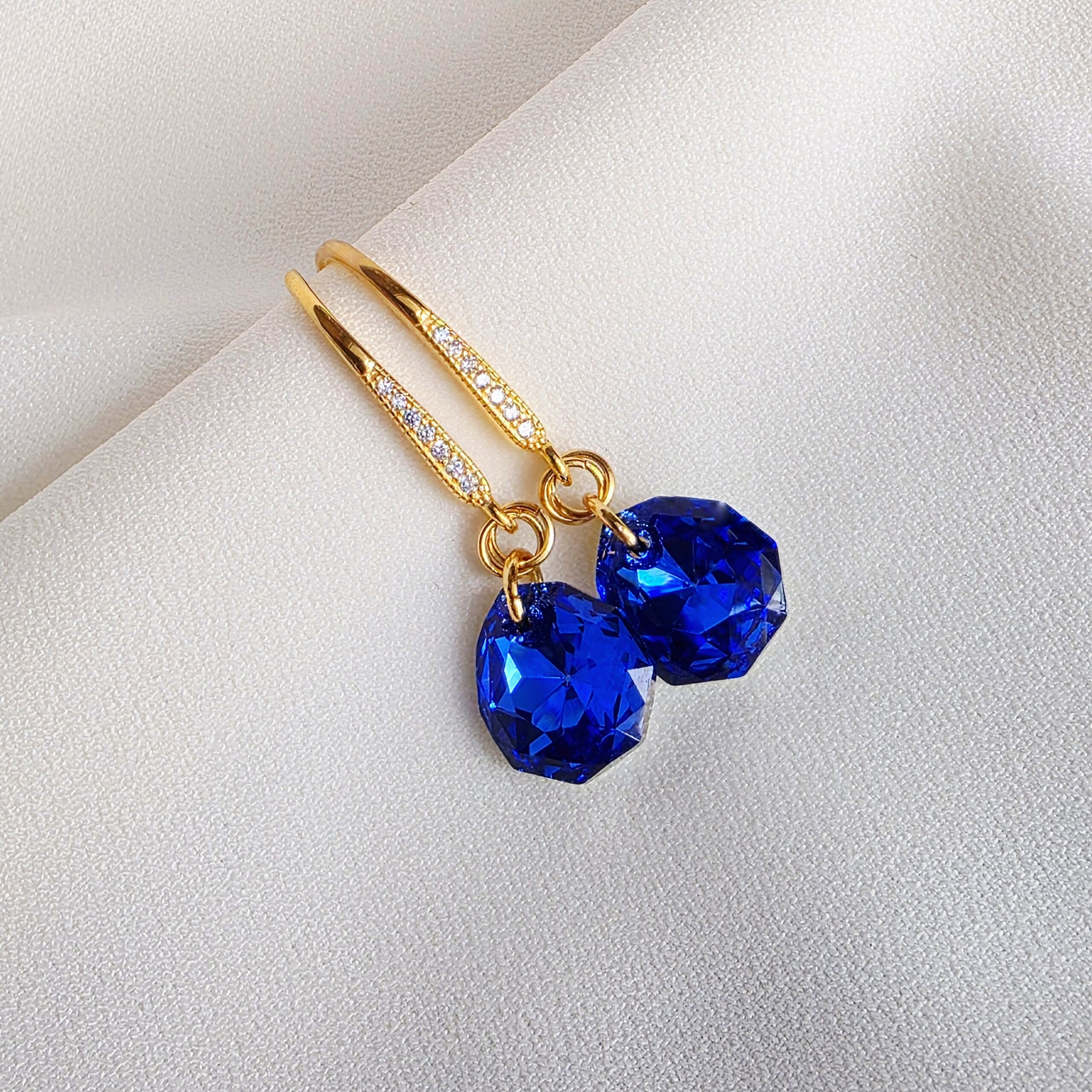 Boucles d'oreilles "BLEUETTE" <br> – Image 3