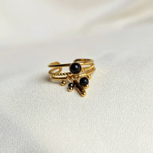 Bague "Betty" avec breloques