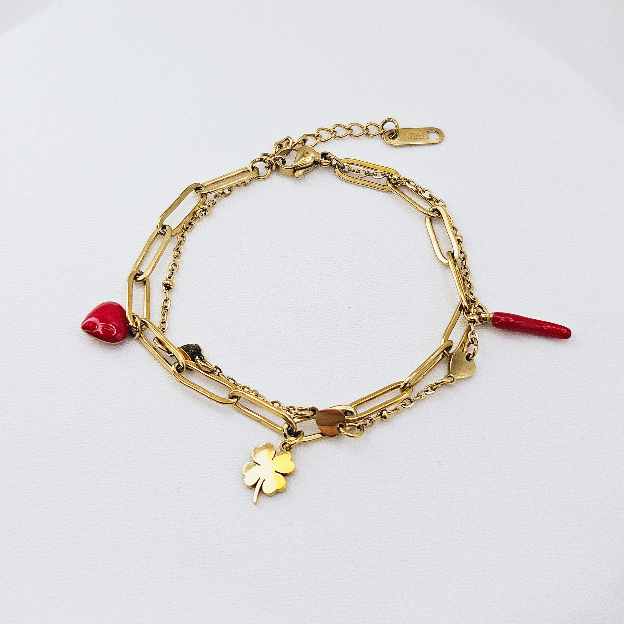 Bracelet "Cœur" avec breloques – Image 2