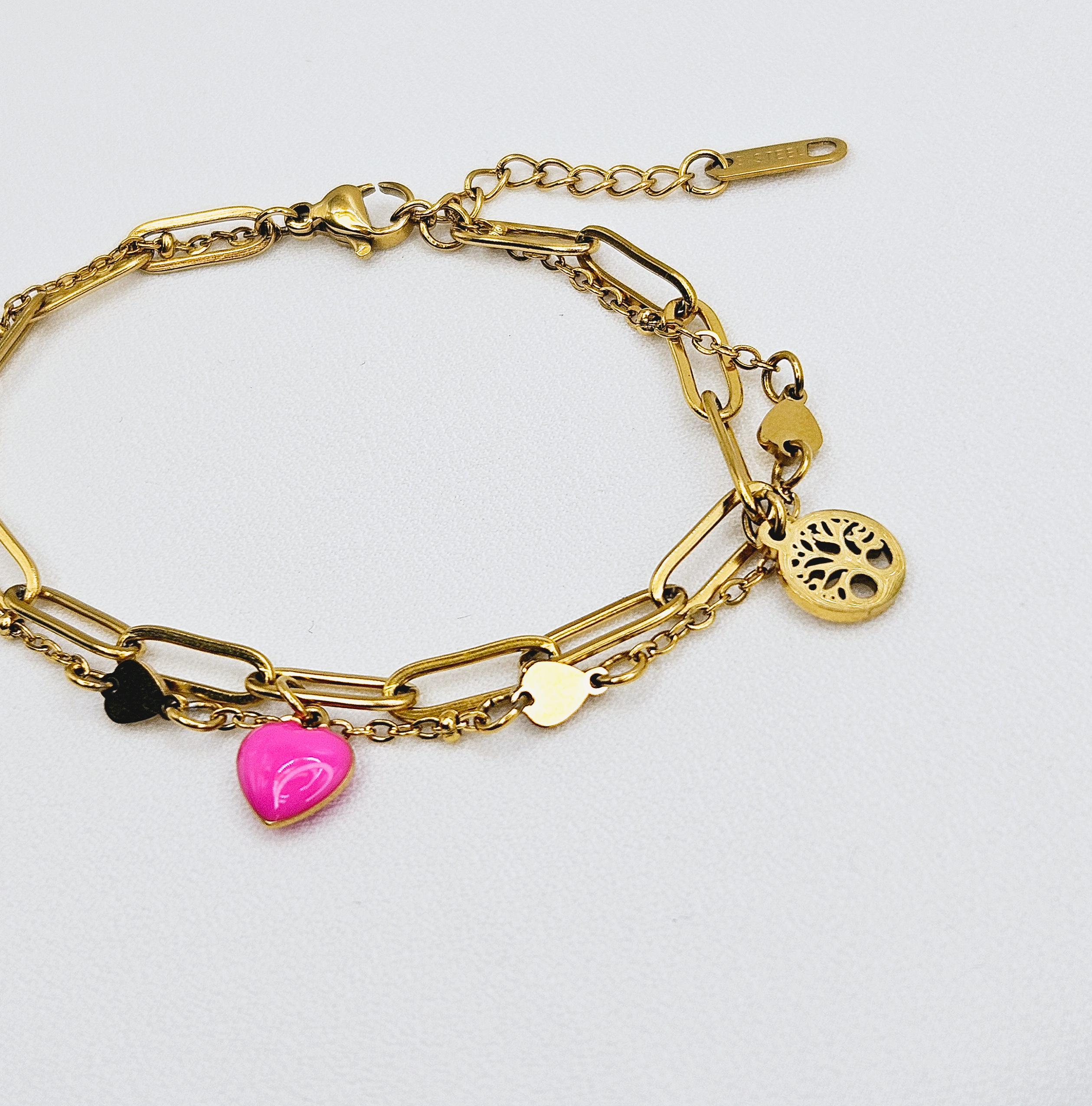 Bracelet "Cœur" avec breloques – Image 5