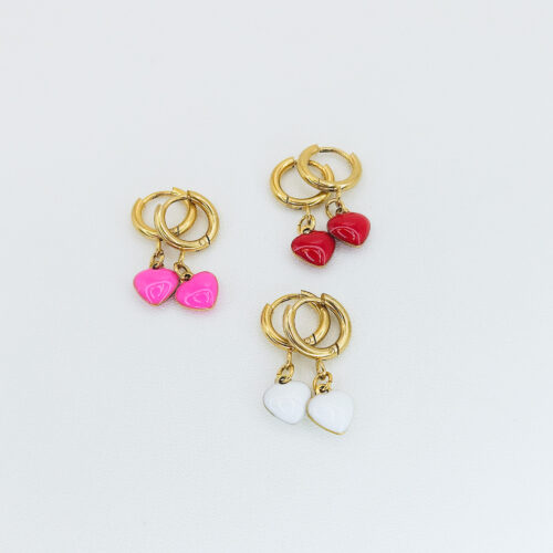 Boucles d'oreilles "Cœur "