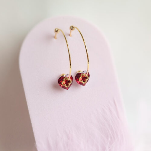 Boucles d'oreilles "RUBY"