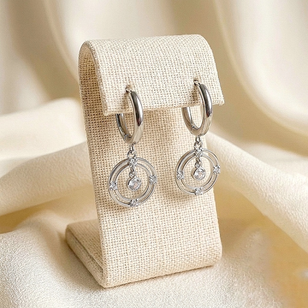 Boucles d’Oreilles "Orbites Stellaires" – Image 4