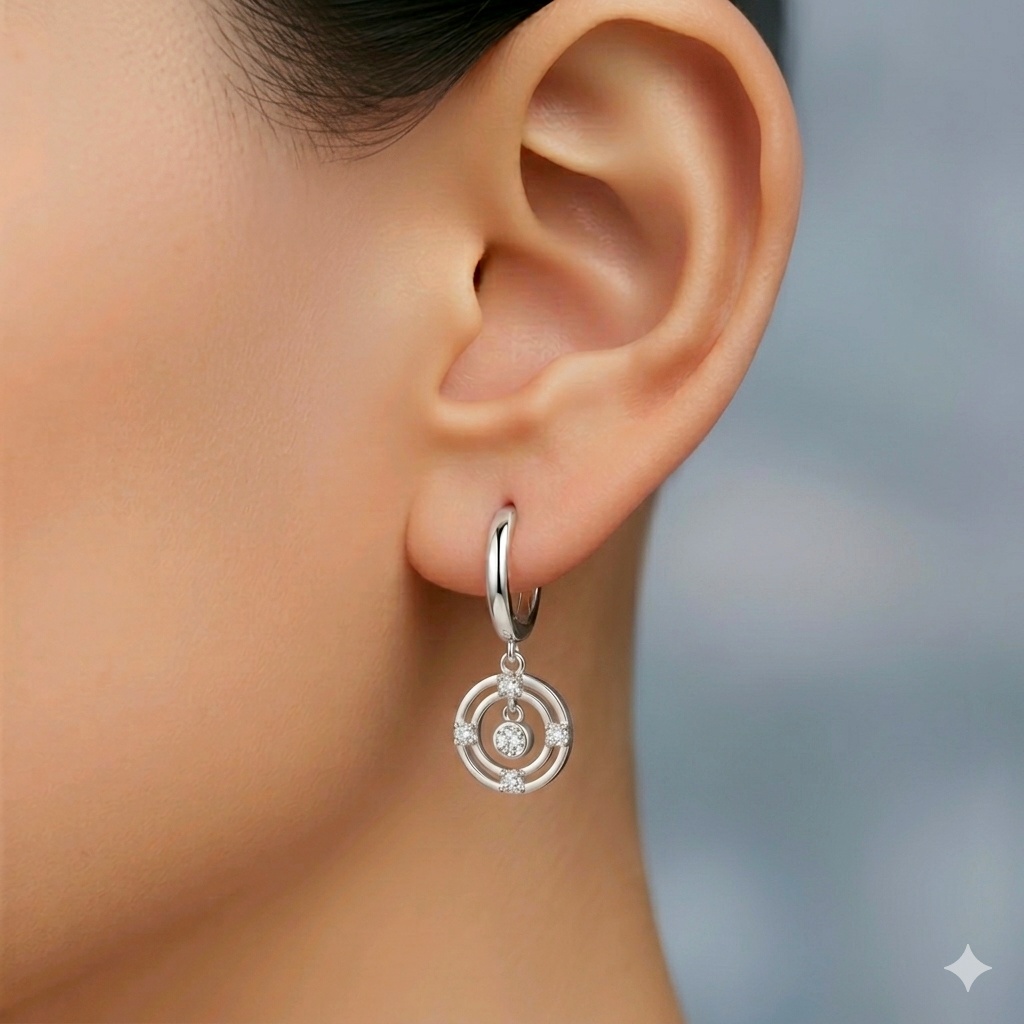Boucles d’Oreilles "Orbites Stellaires" – Image 5