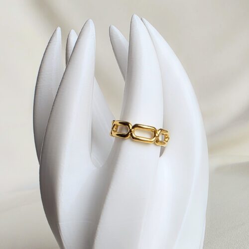 Bague Chaine Gourmette