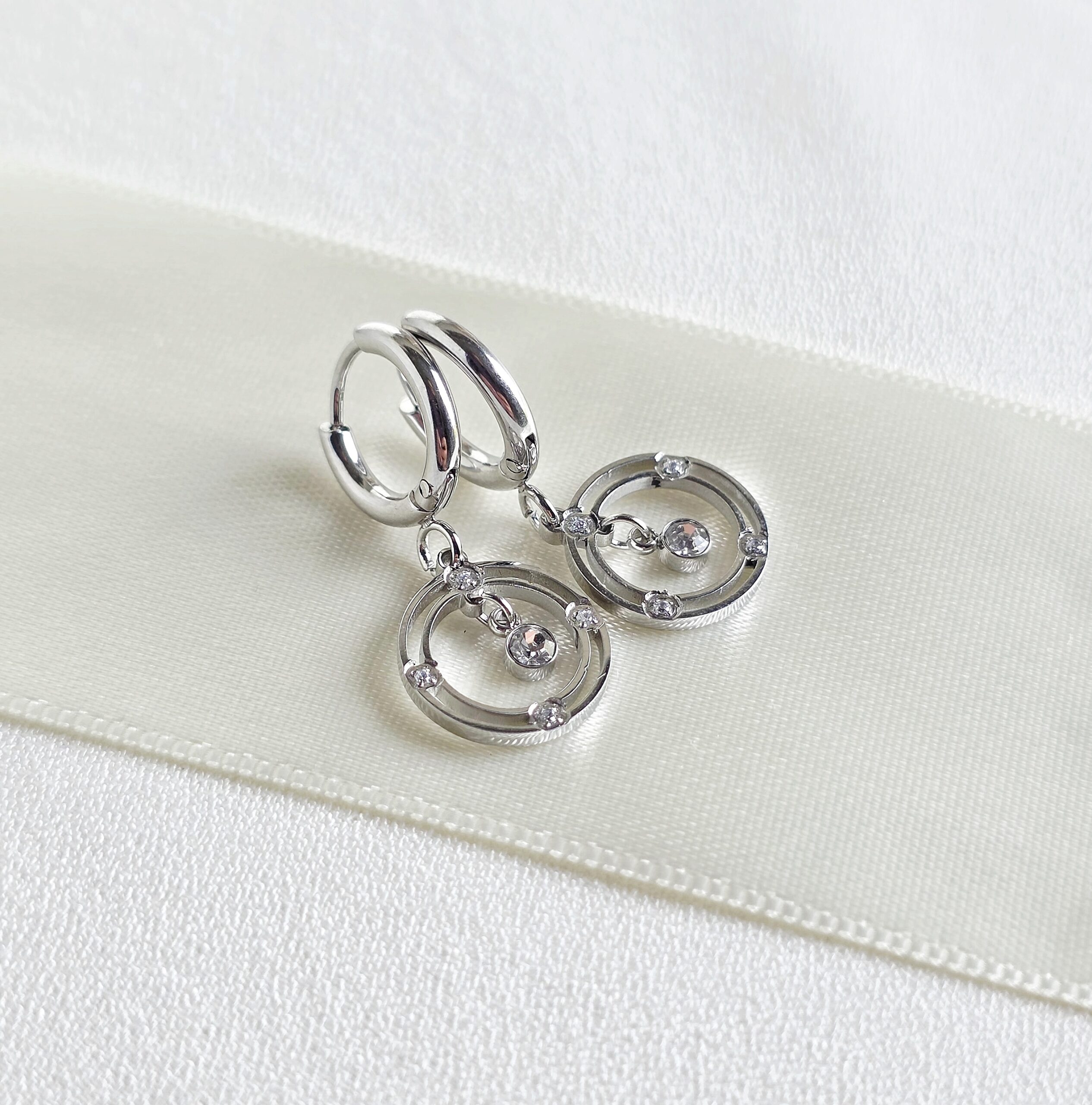 Boucles d’Oreilles "Orbites Stellaires" – Image 2